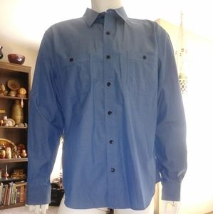 Men's Blue shirt. Vince brand.